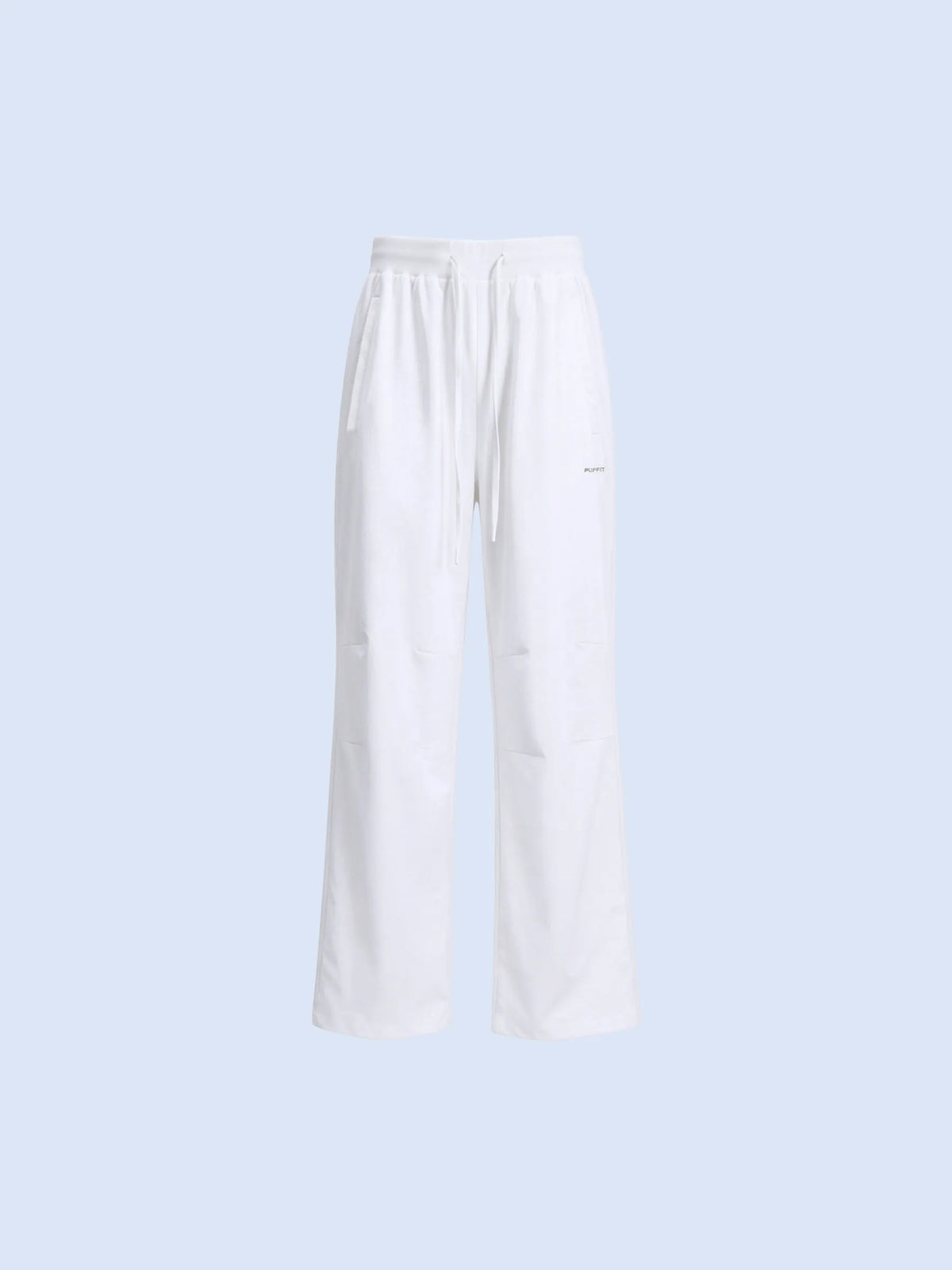 PUFFLT High Waisted Drawstring Utility Trousers