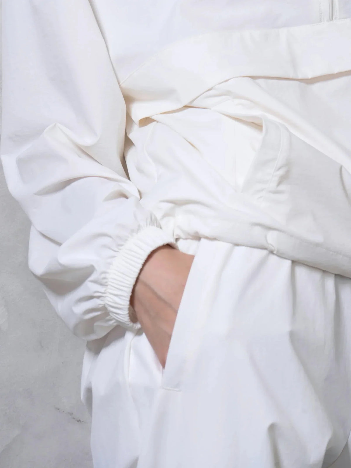 PUFFLT High Waisted Drawstring Utility Trousers