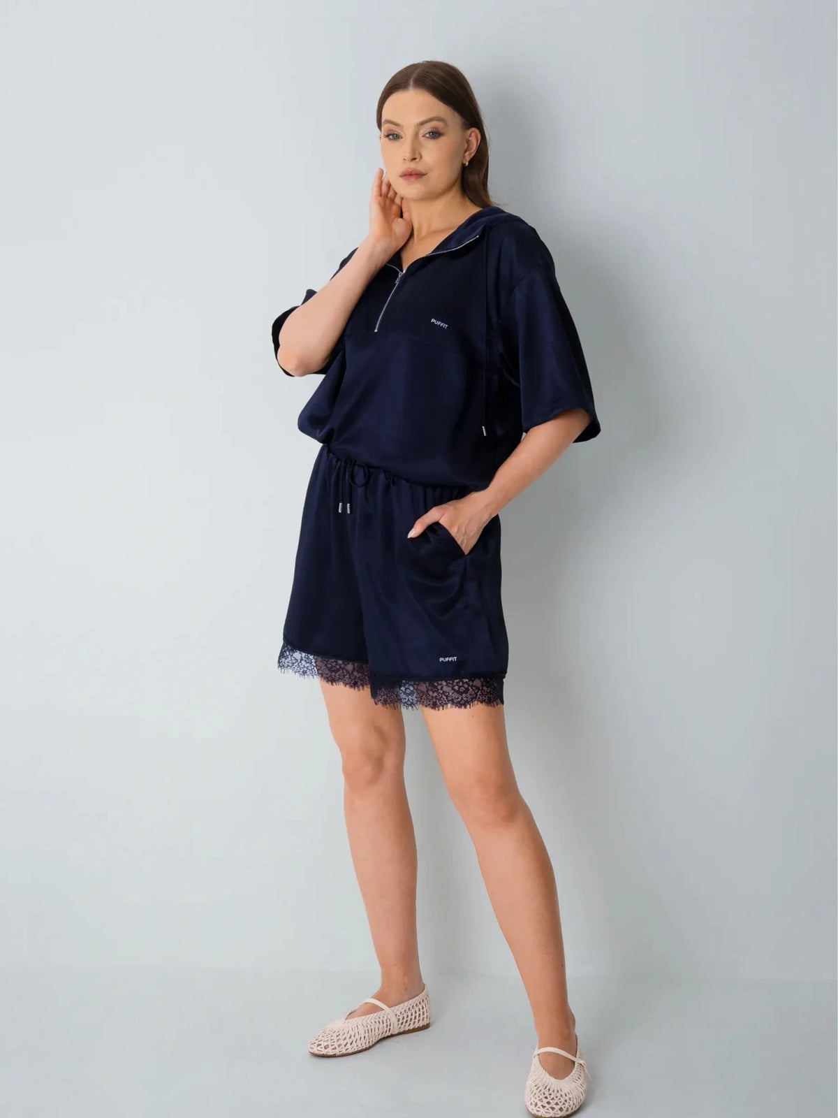 PUFFLT Odor Control Silky Cool Touch Summer Co-Ord Set