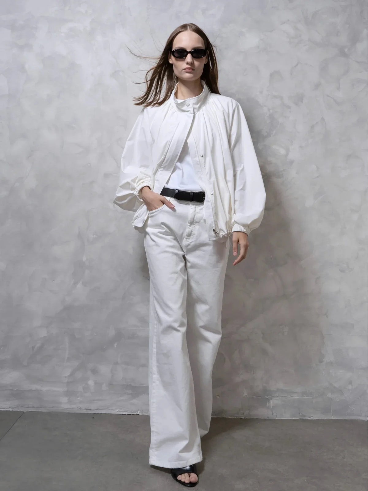 PUFFLT Odor Control Summer Flow Oversized Bubble Jacket
