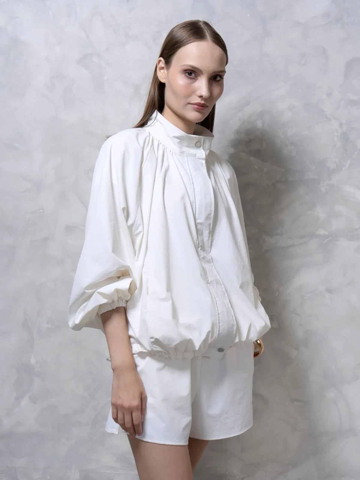 PUFFLT Odor Control Summer Flow Oversized Bubble Jacket