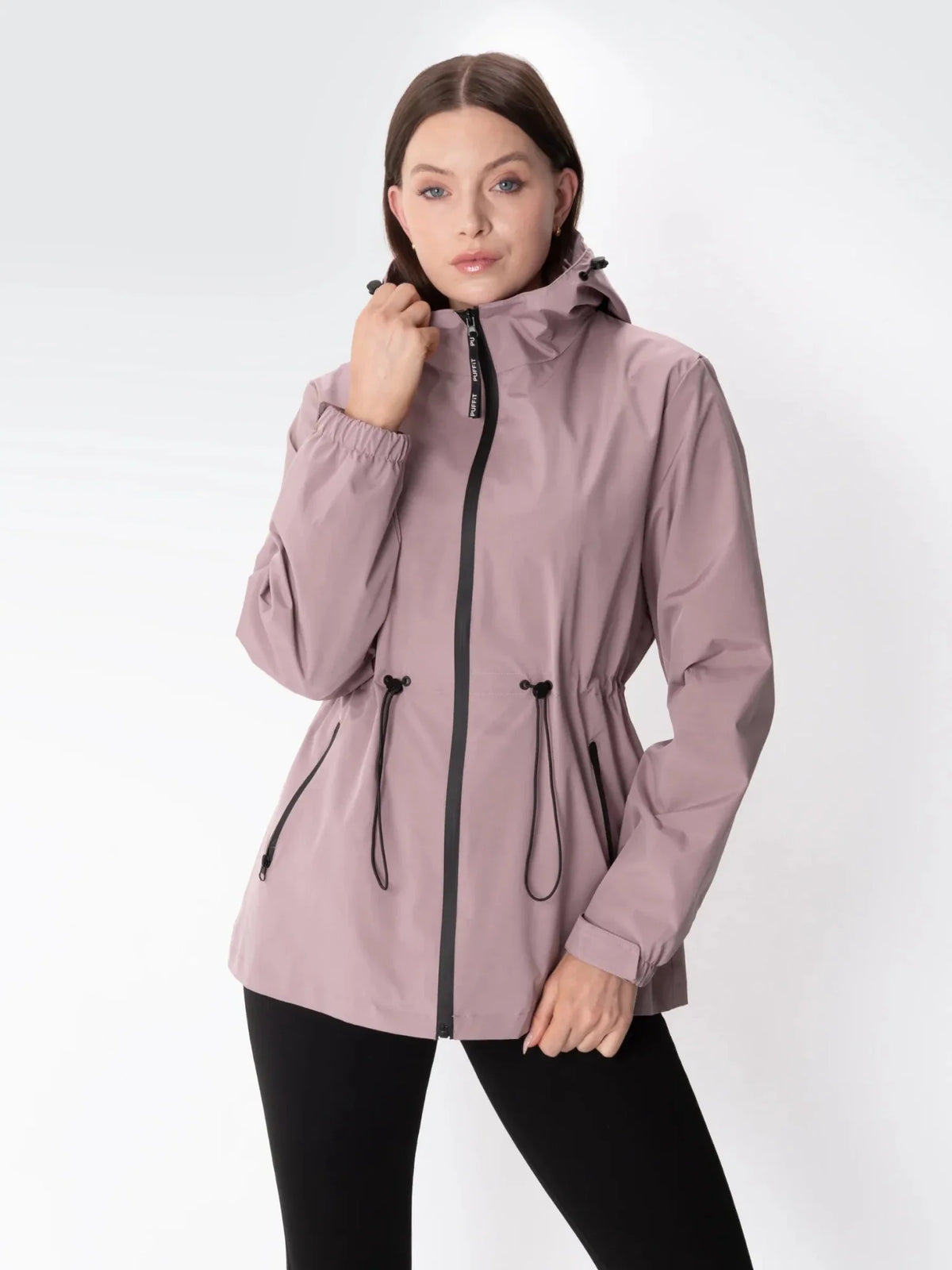 PUFFLT Full Zip Rain Jacket