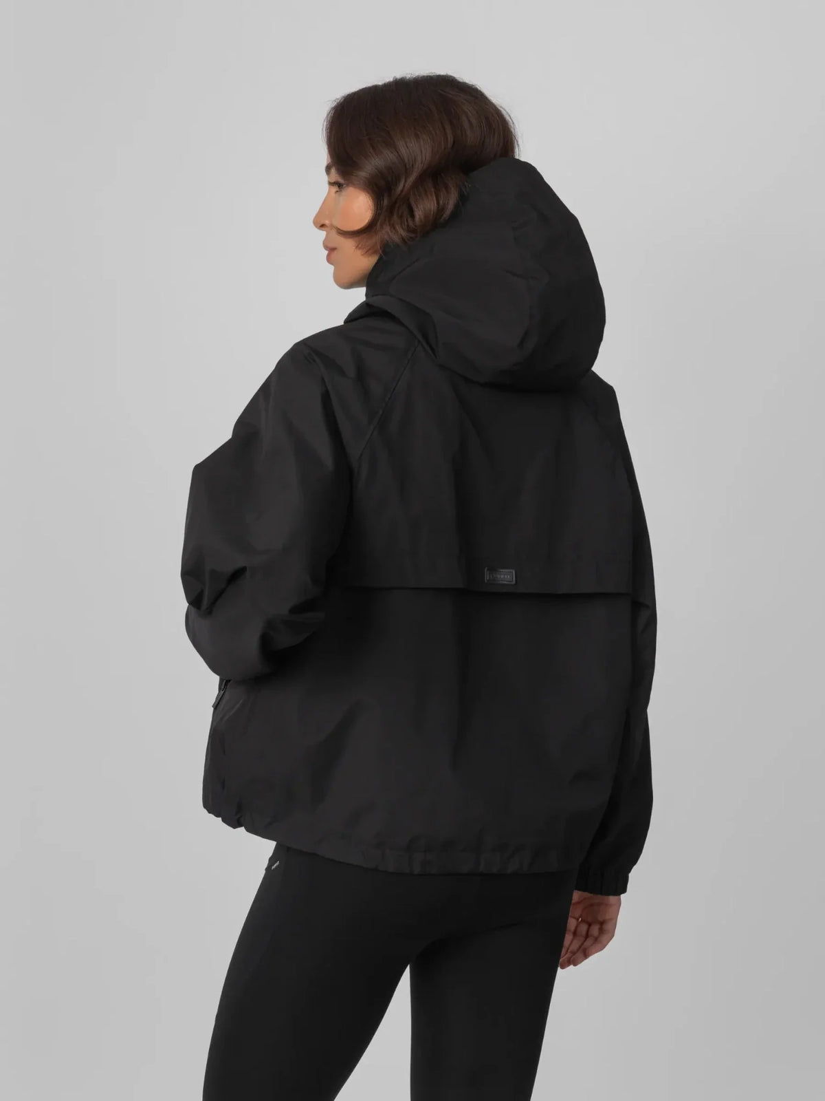 PUFFLT Short Full Zip Rain Jacket