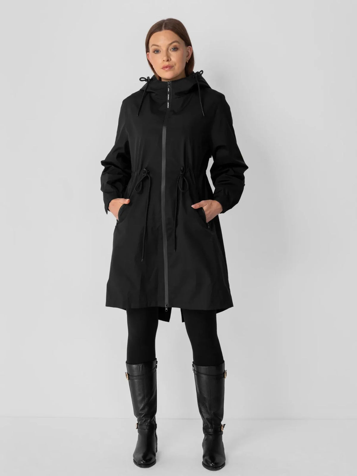 PUFFLT Full Length Brushed Lined Raincoat