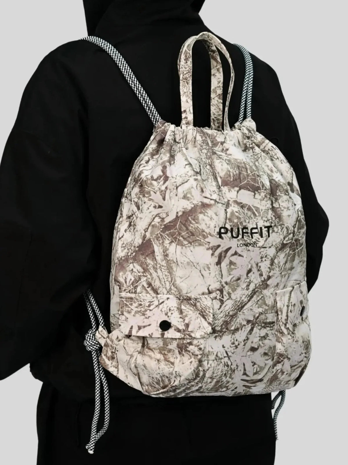 PUFFLT Lightweight Waterproof Drawstring Backpack