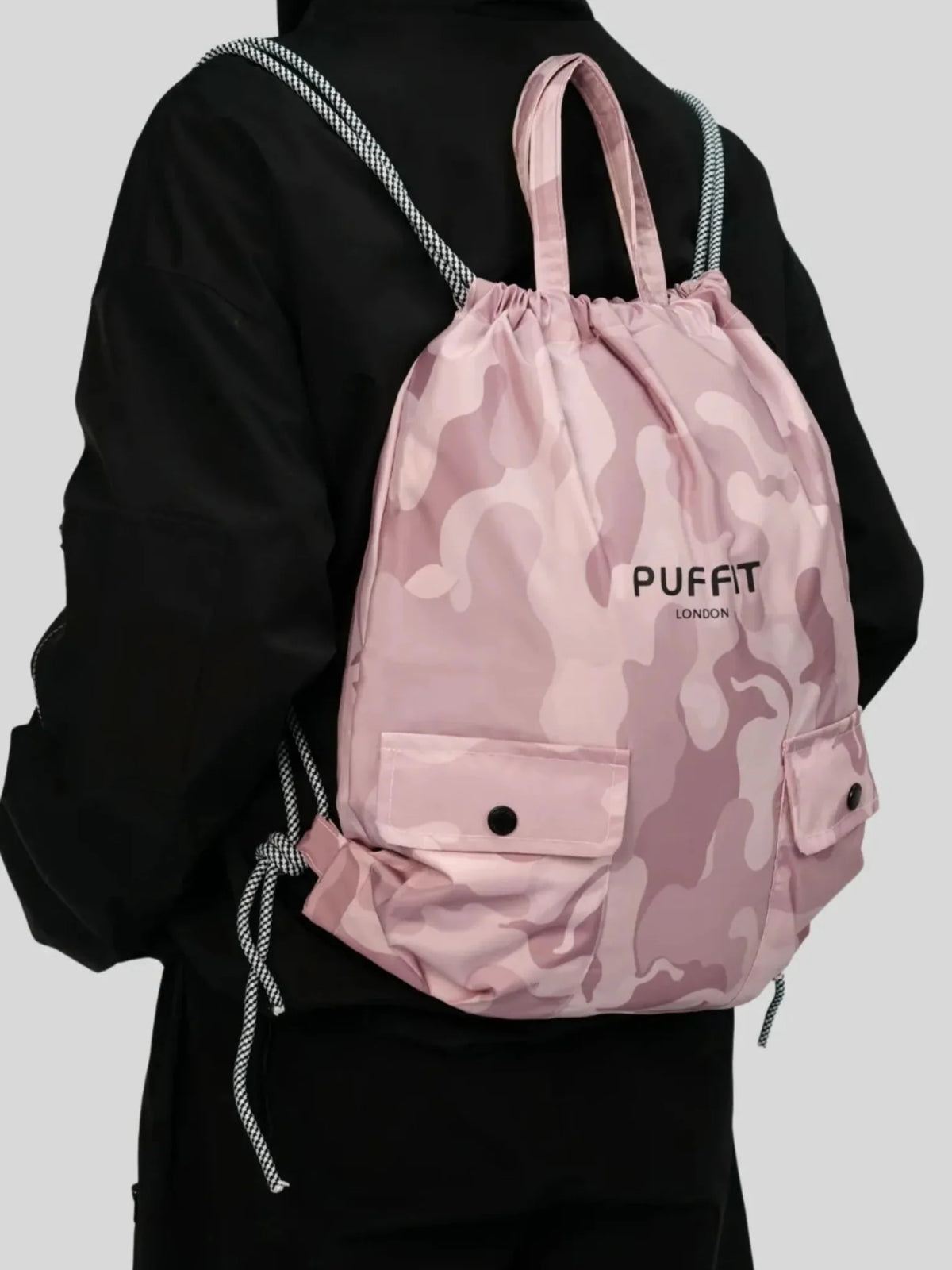 PUFFLT Lightweight Waterproof Drawstring Backpack