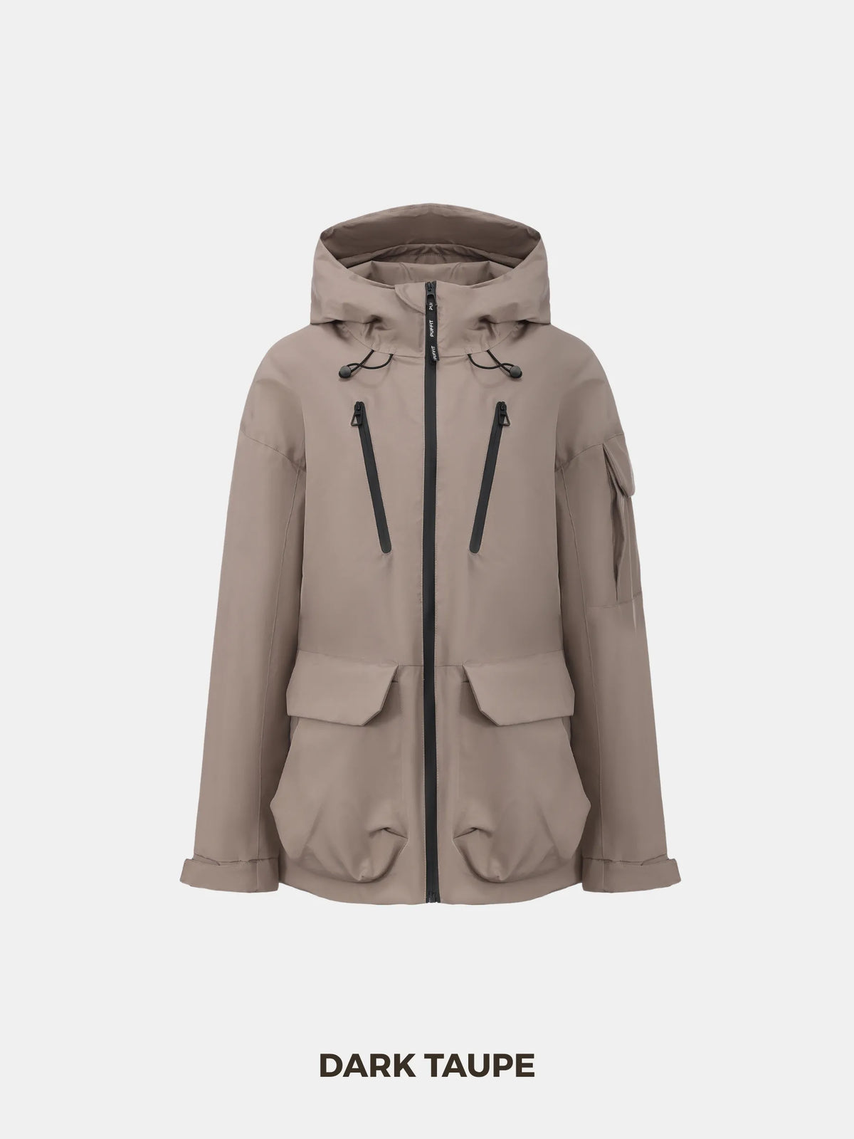 PUFFLT Men’s Multi-Pocket Rain Jacket