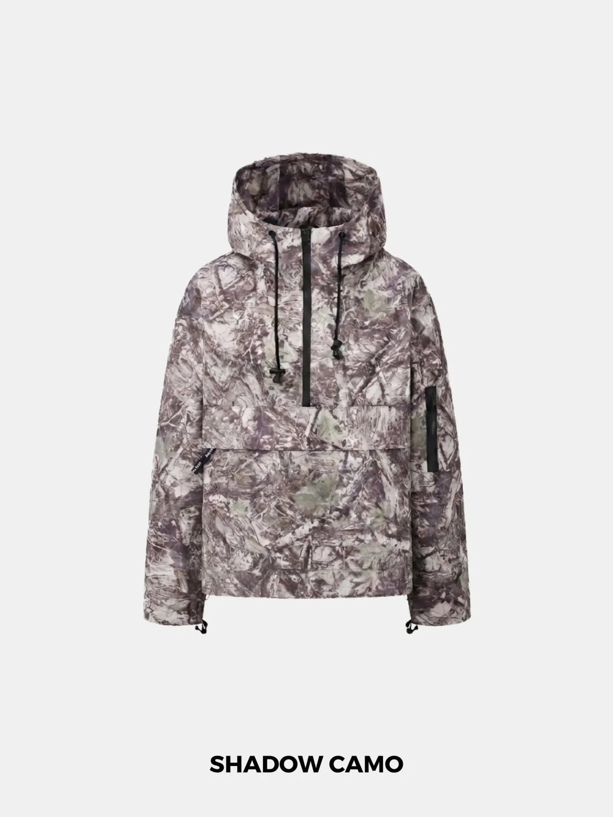 PUFFLT Mist Camo Relaxed Fit Rain Hoodie