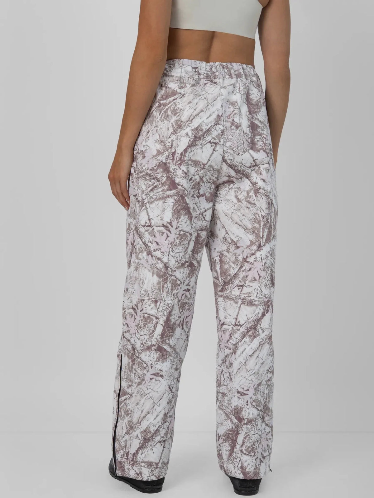 PUFFLT Mist Camo Waterproof Relax Fit Straight Leg Trousers