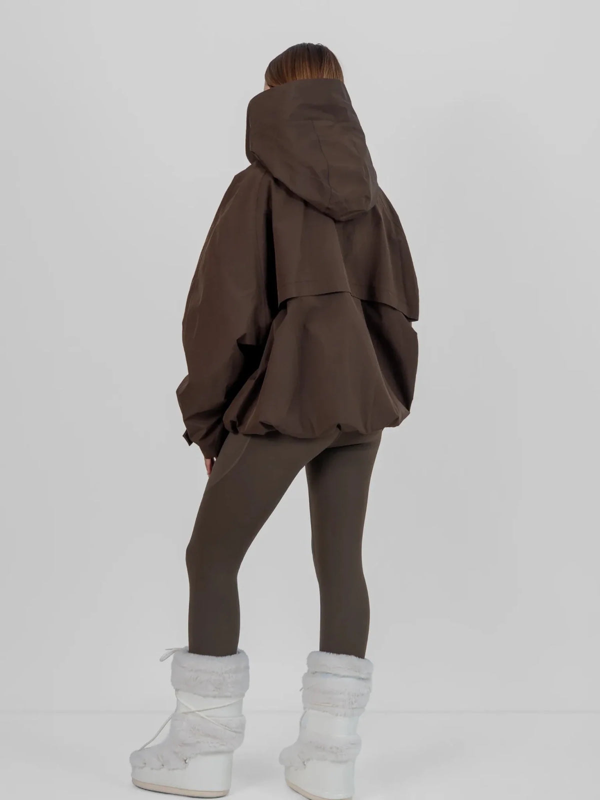 PUFFLT Pro Seam-Taped One Size Short Oversized Rain Jacket