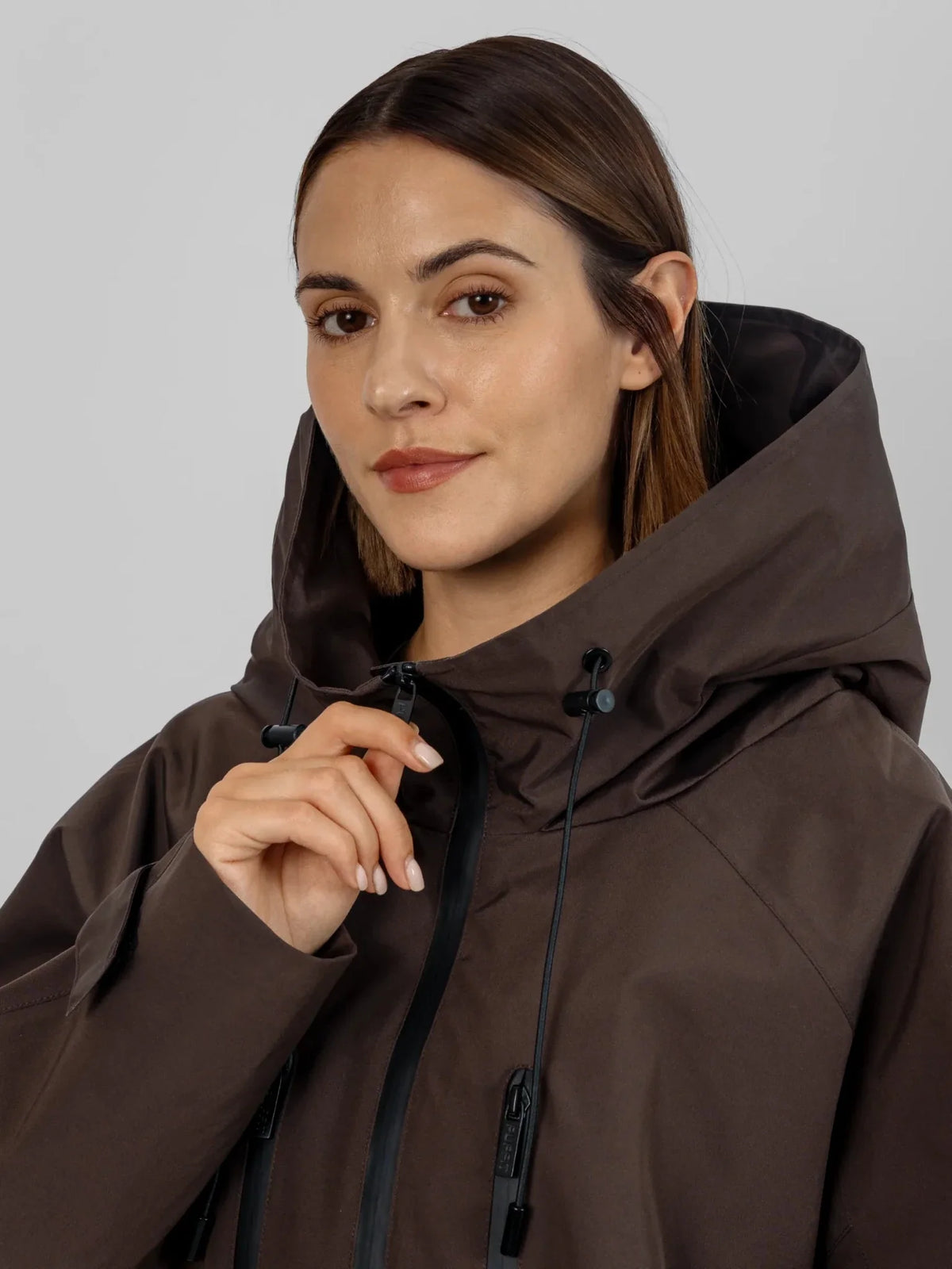 PUFFLT Pro Seam-Taped One Size Short Oversized Rain Jacket