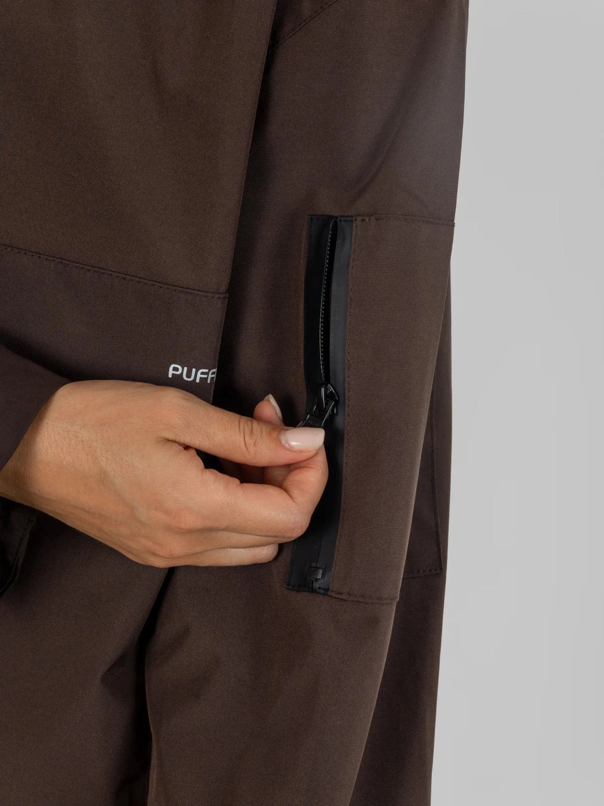 PUFFLT Pro Seam-Taped Relaxed Fit Rain Hoodie