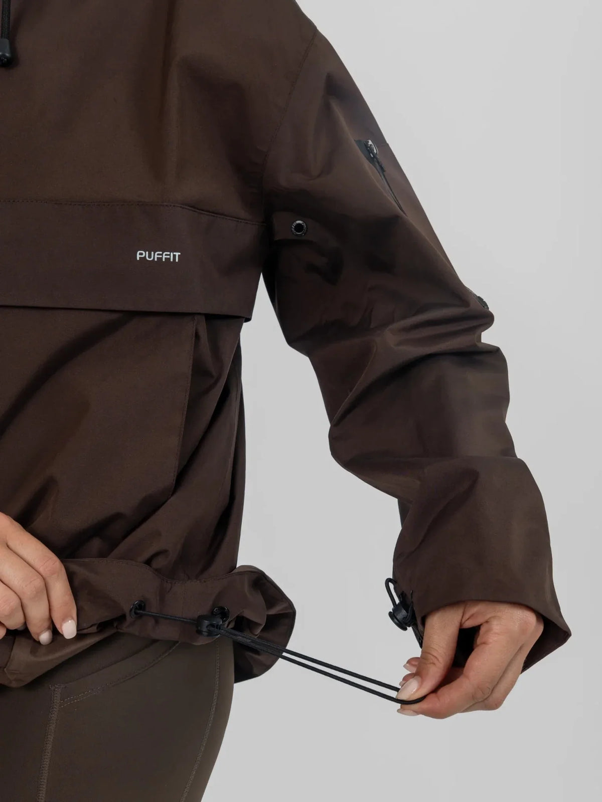 PUFFLT Pro Seam-Taped Relaxed Fit Rain Hoodie