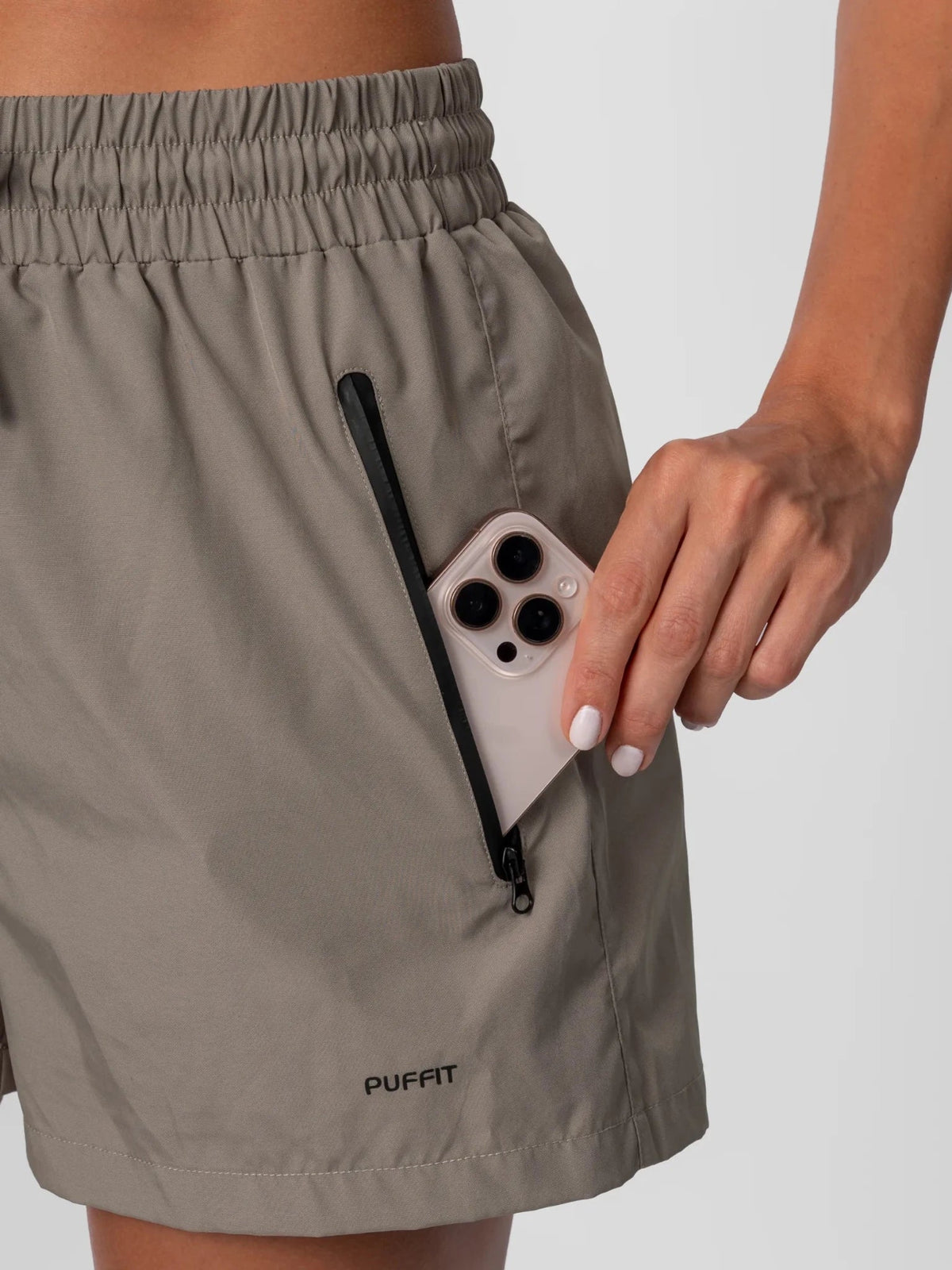 PUFFLT Waterproof Drawstring 2-IN-1 Shorts