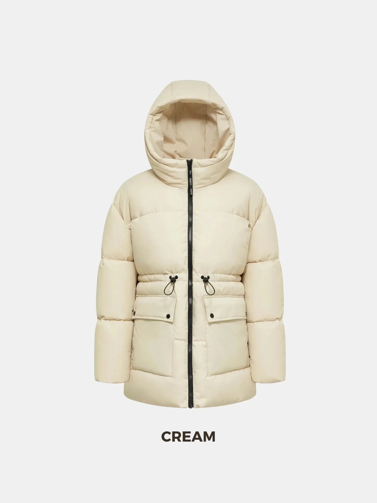 PUFFLT Cinched Waist Puffer Jacket