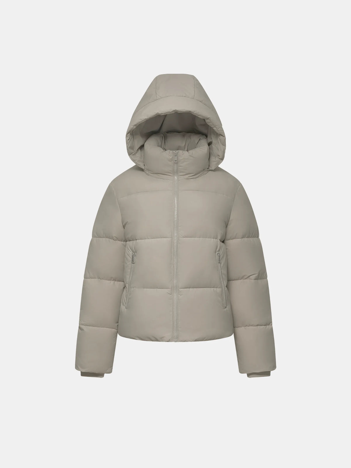 PUFFLT Short Detachable Hooded Puffer Jacket