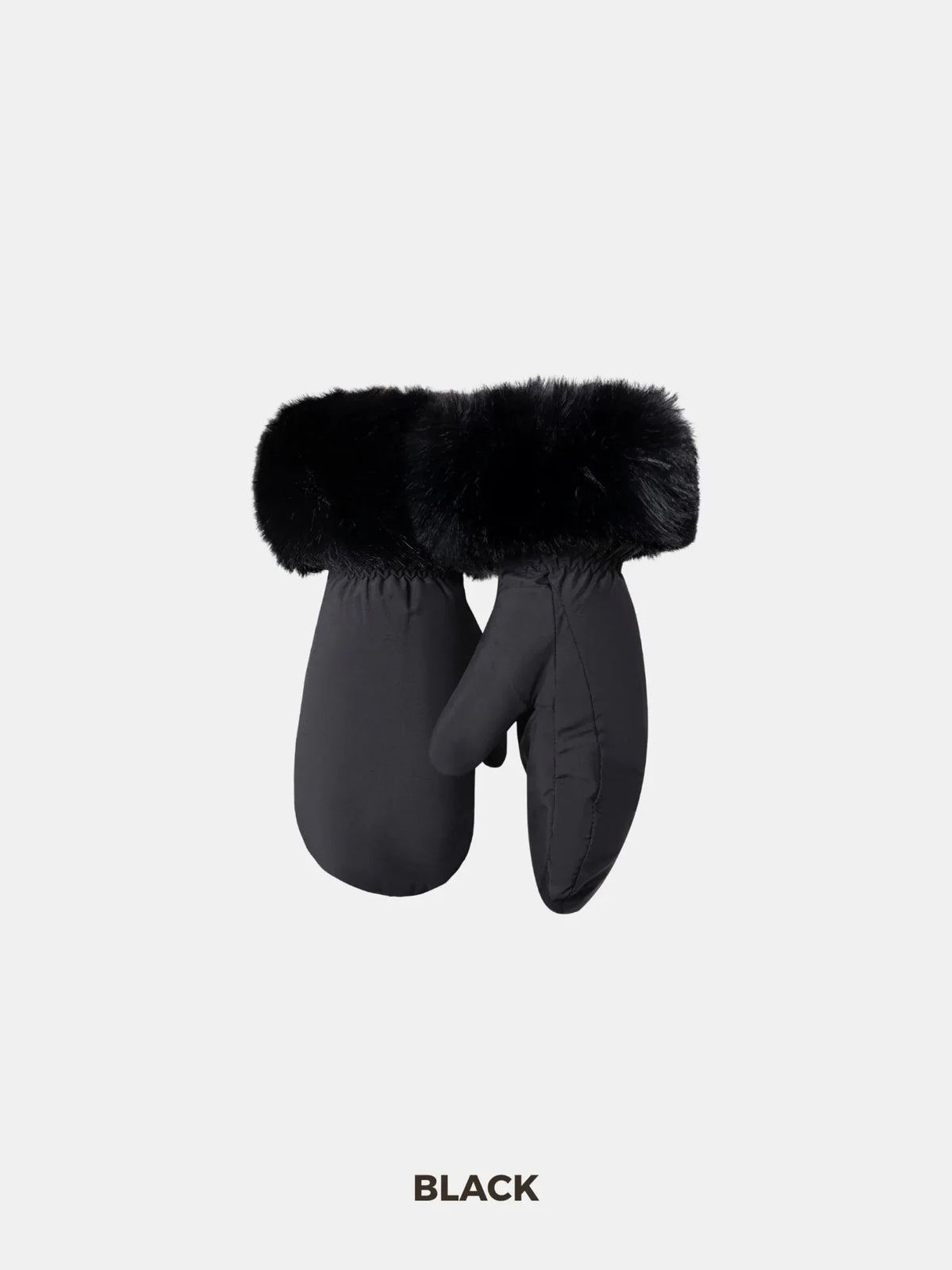PUFFLT Faux Fur Mittens