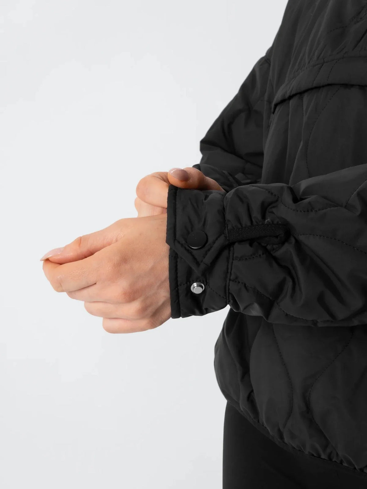 PUFFLT Kangaroo Pocket Packable Quilted Puffer Hoodie