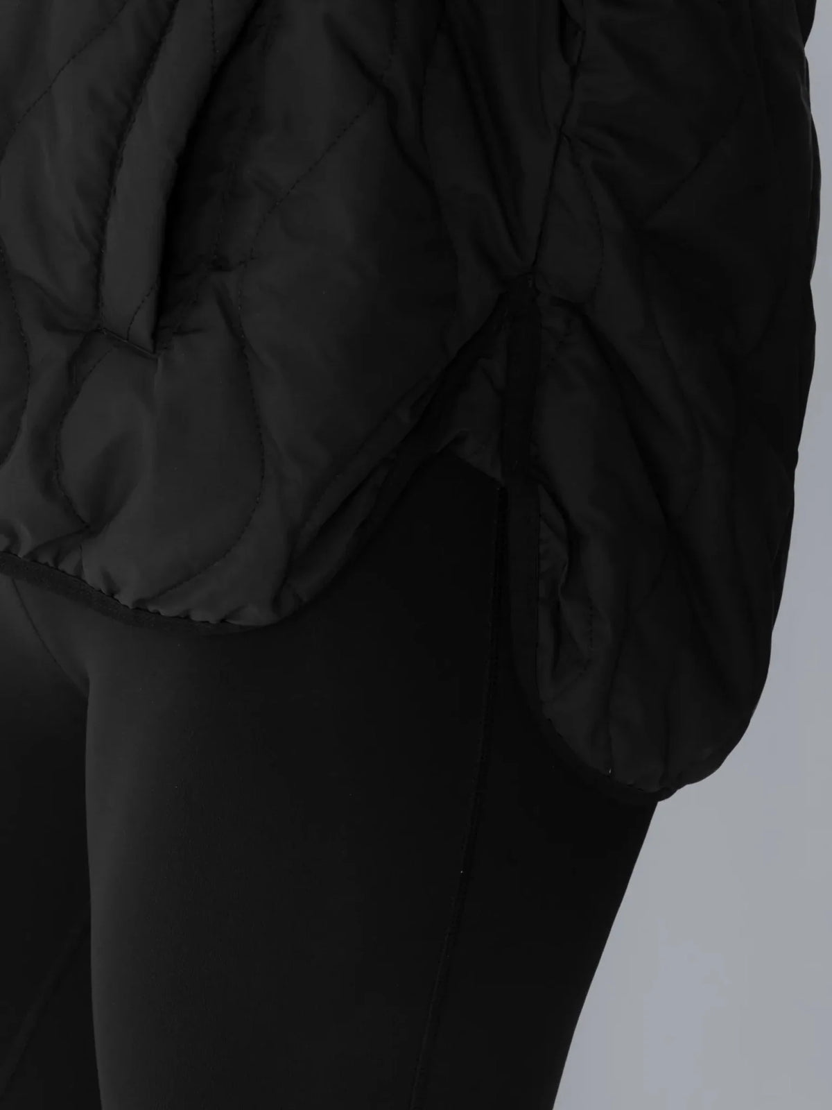 PUFFLT Kangaroo Pocket Packable Quilted Puffer Hoodie