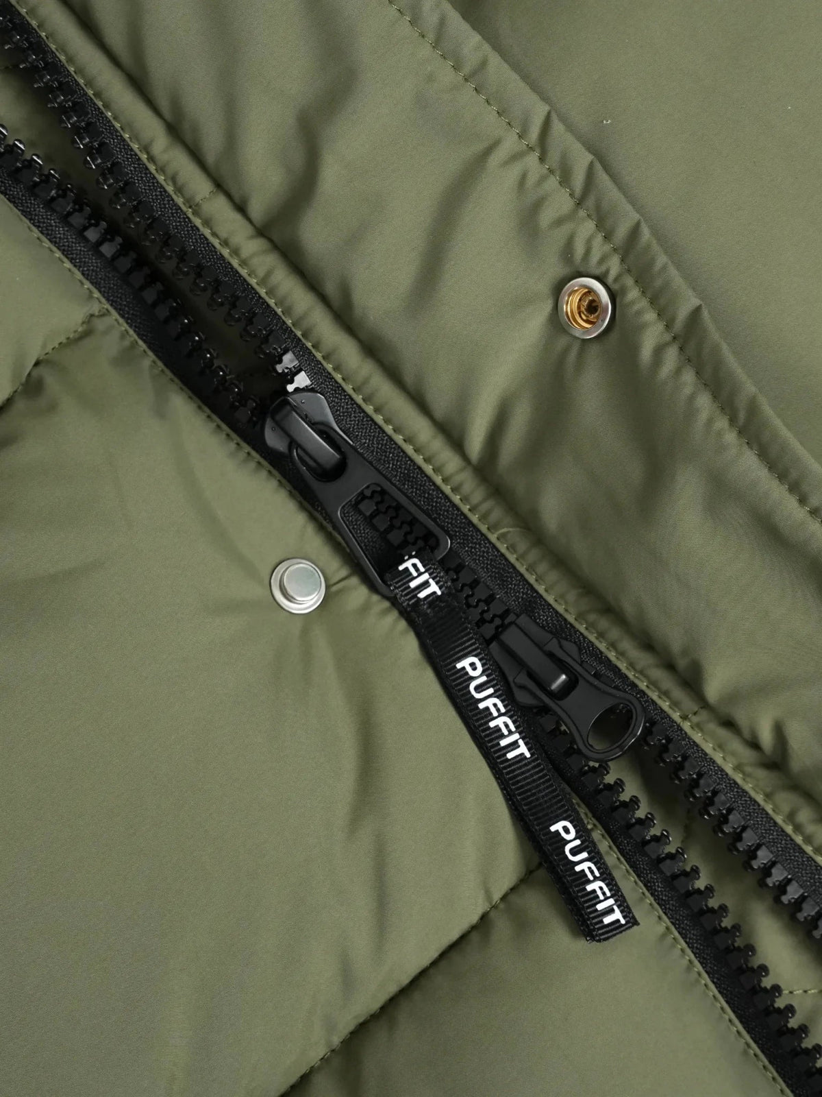 PUFFLT Men's Detachable-Hooded Puffer Jacket