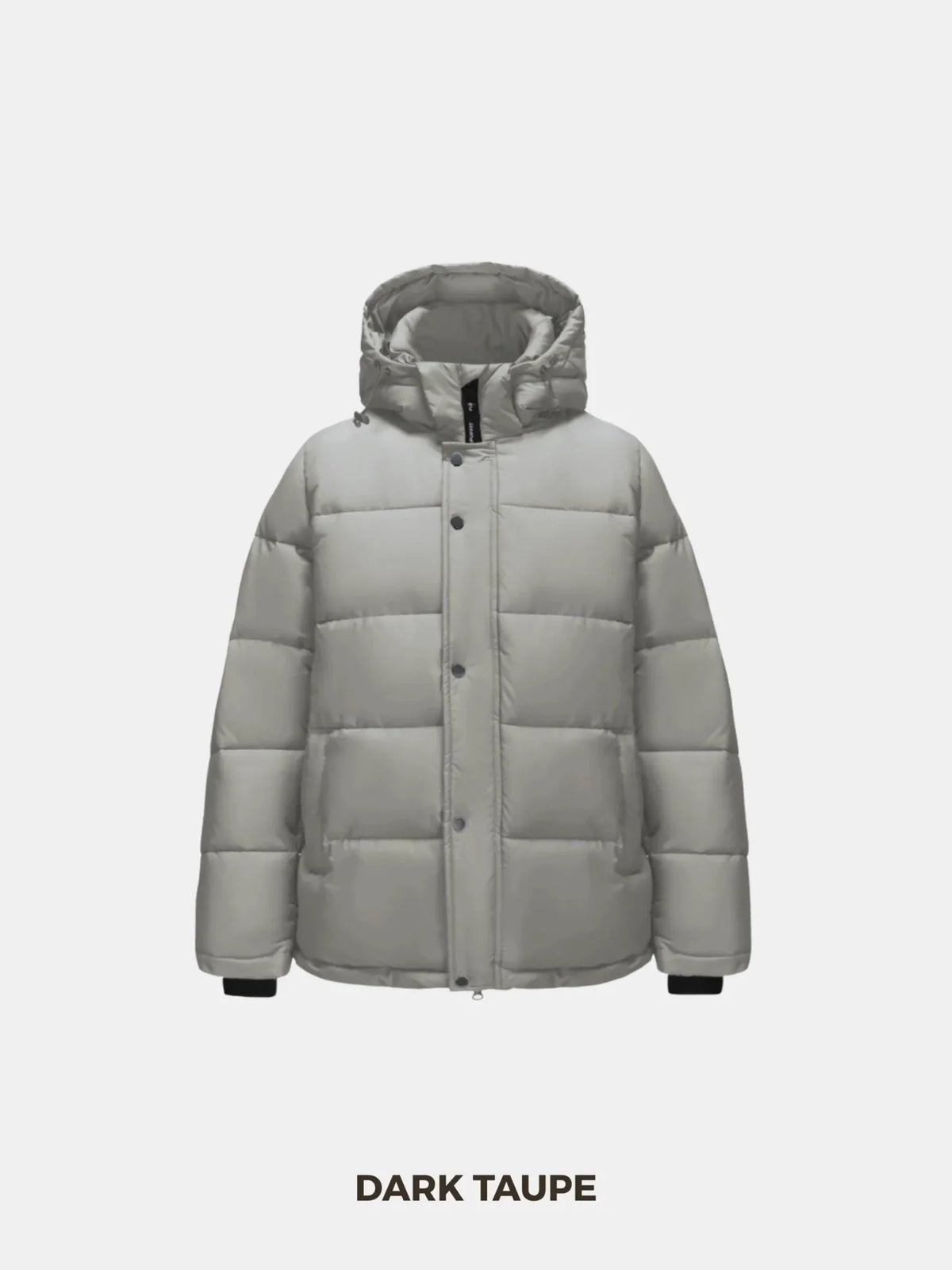 PUFFLT Men's Detachable-Hooded Puffer Jacket