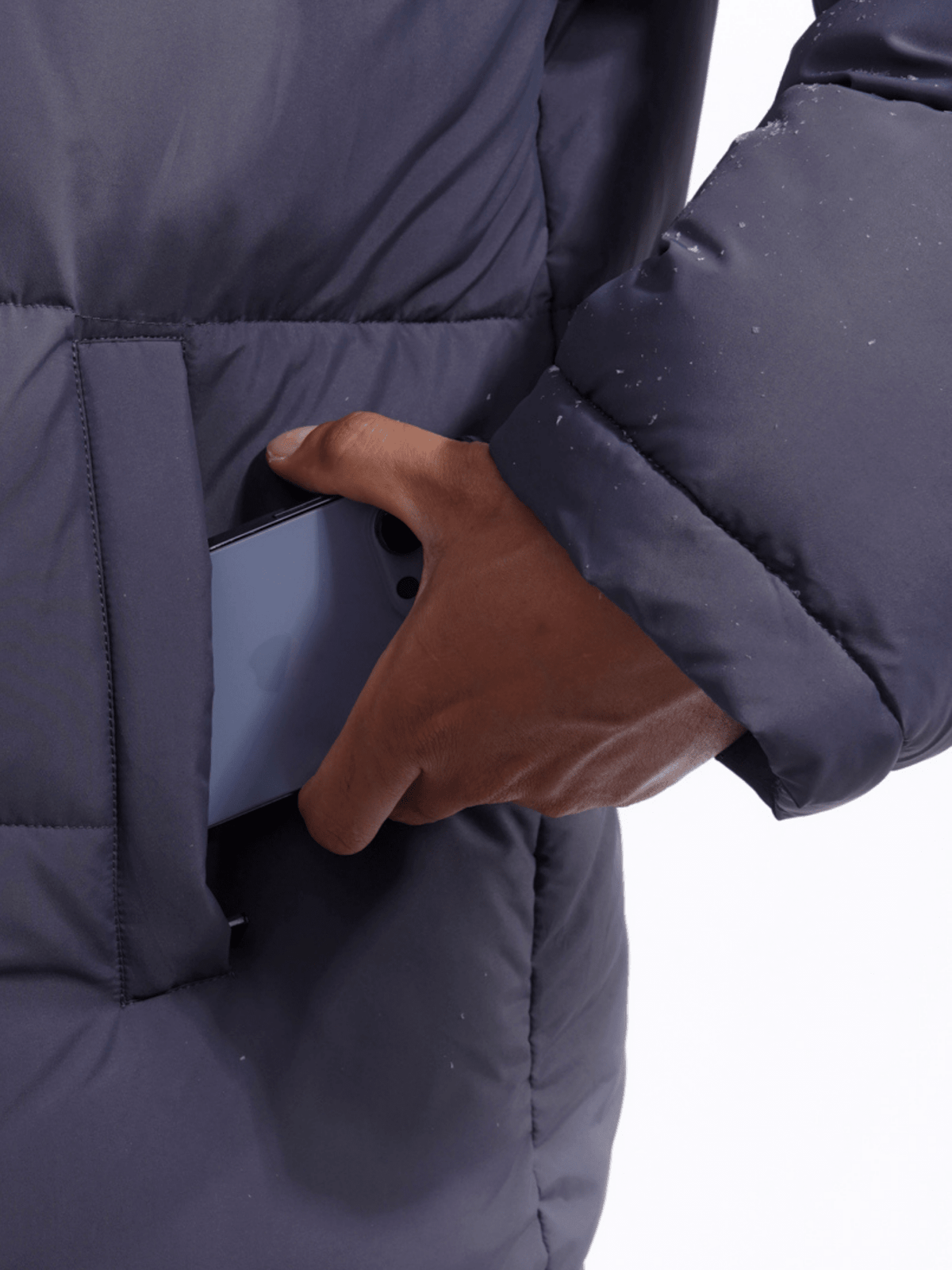 PUFFLT Men's Detachable-Hooded Puffer Jacket