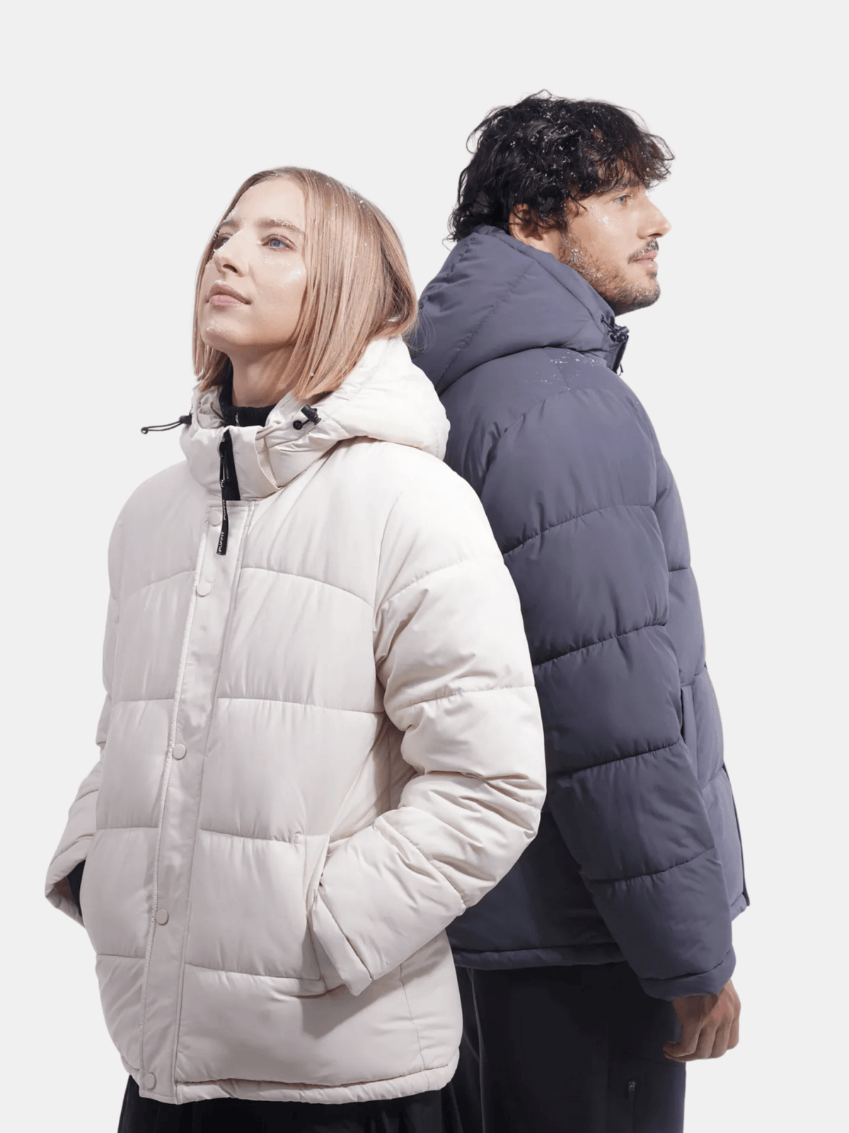 PUFFLT Men's Detachable-Hooded Puffer Jacket