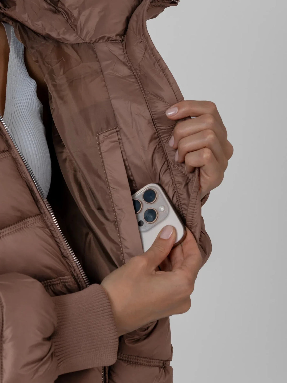 PUFFLT Oversized Hood Short Puffer Jacket