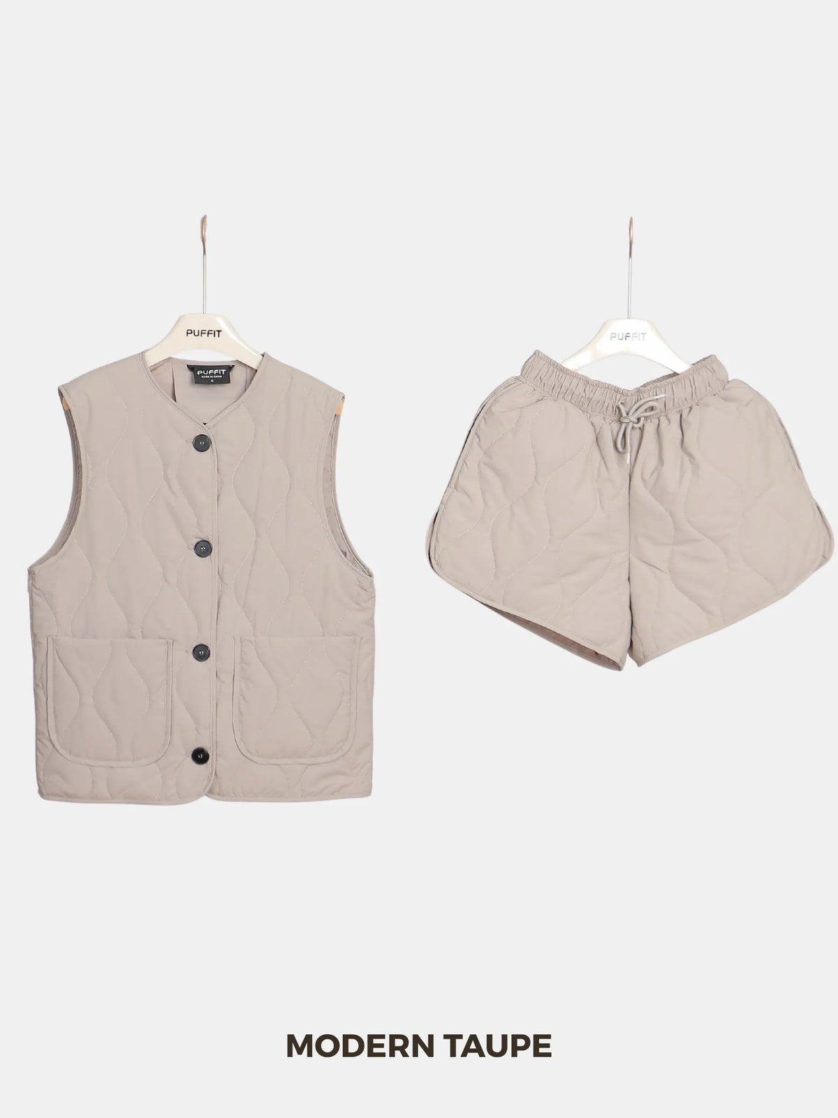PUFFLT Quilted Puffer Co-ord