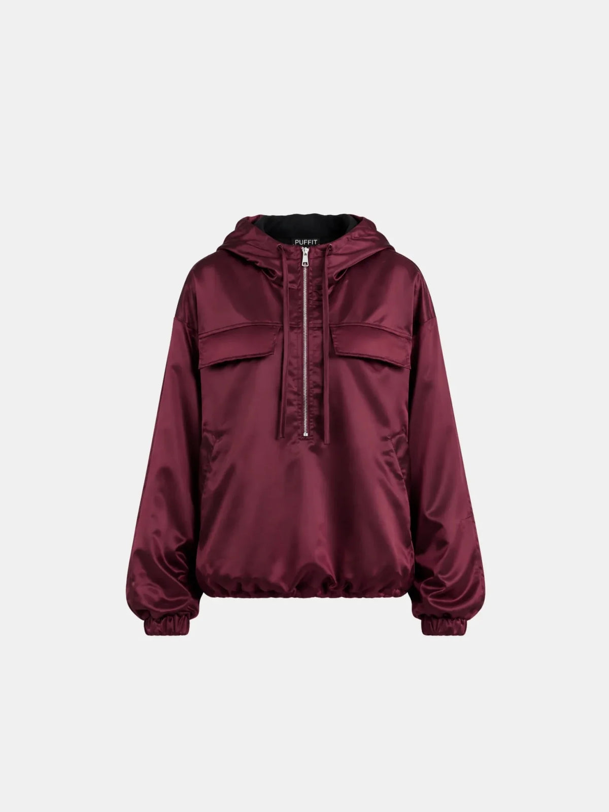 PUFFLT Shiny Oversized Fleece Lined Hoodie