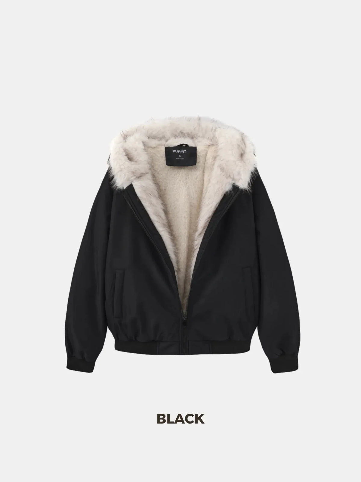 PUFFLT Faux Fur Lined Waterproof Bomber