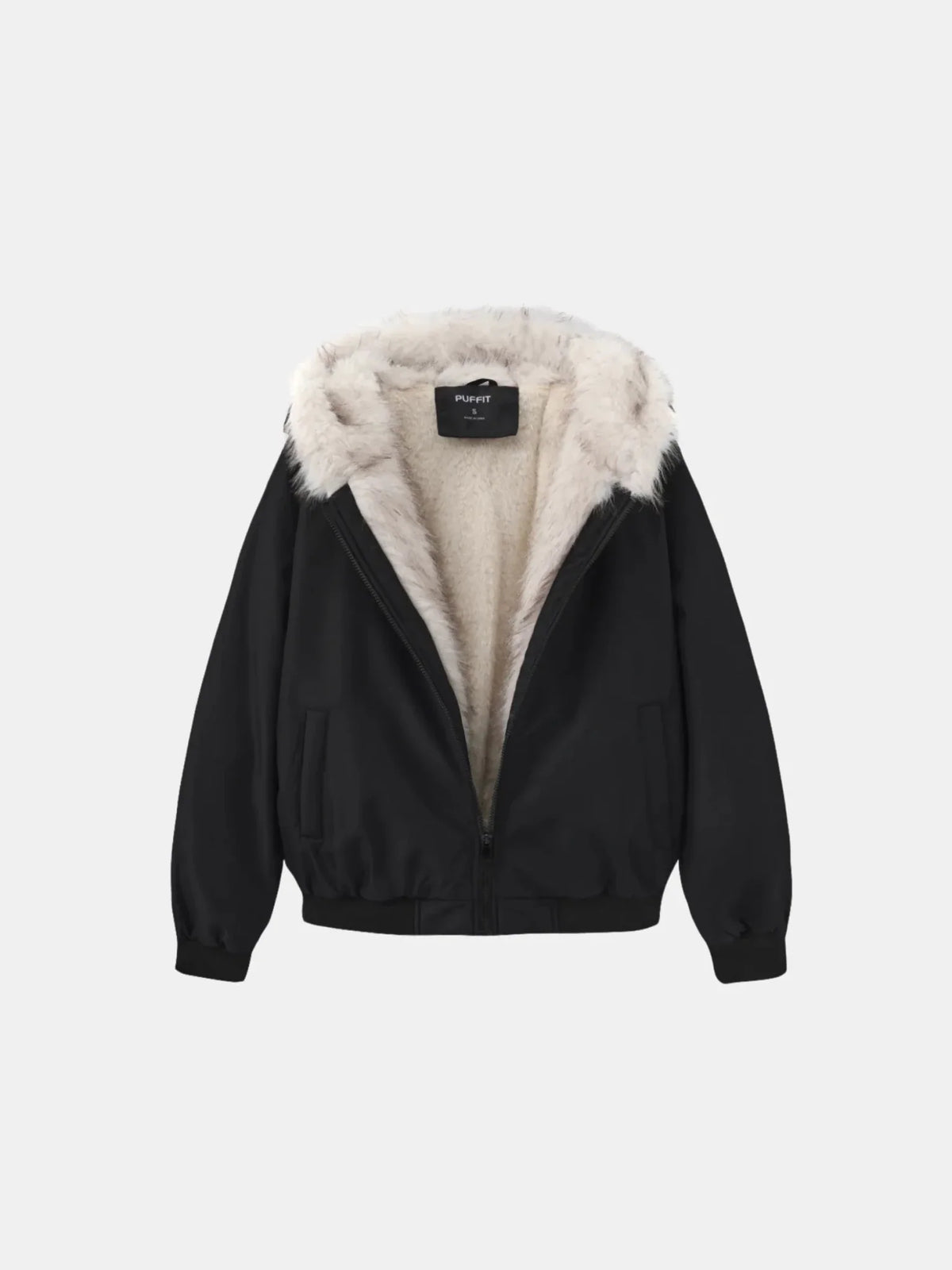 PUFFLT Faux Fur Lined Waterproof Bomber