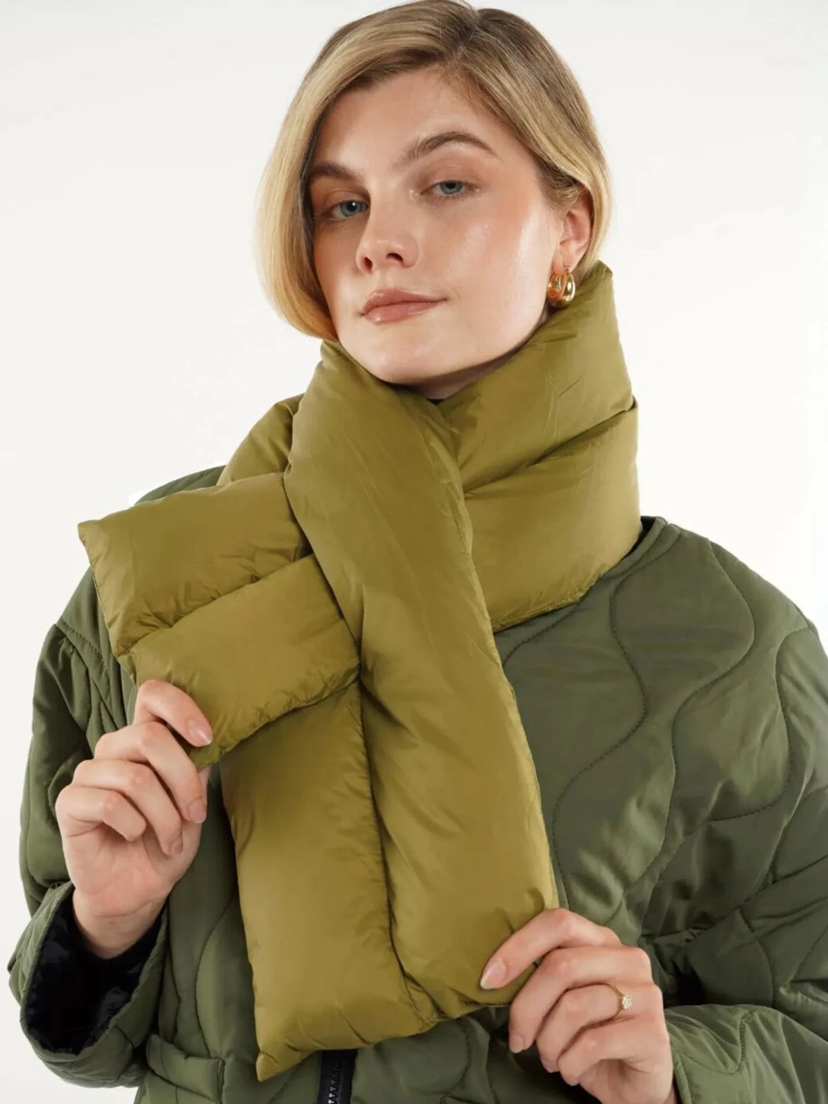 PUFFLT Padded Puffer Scarf