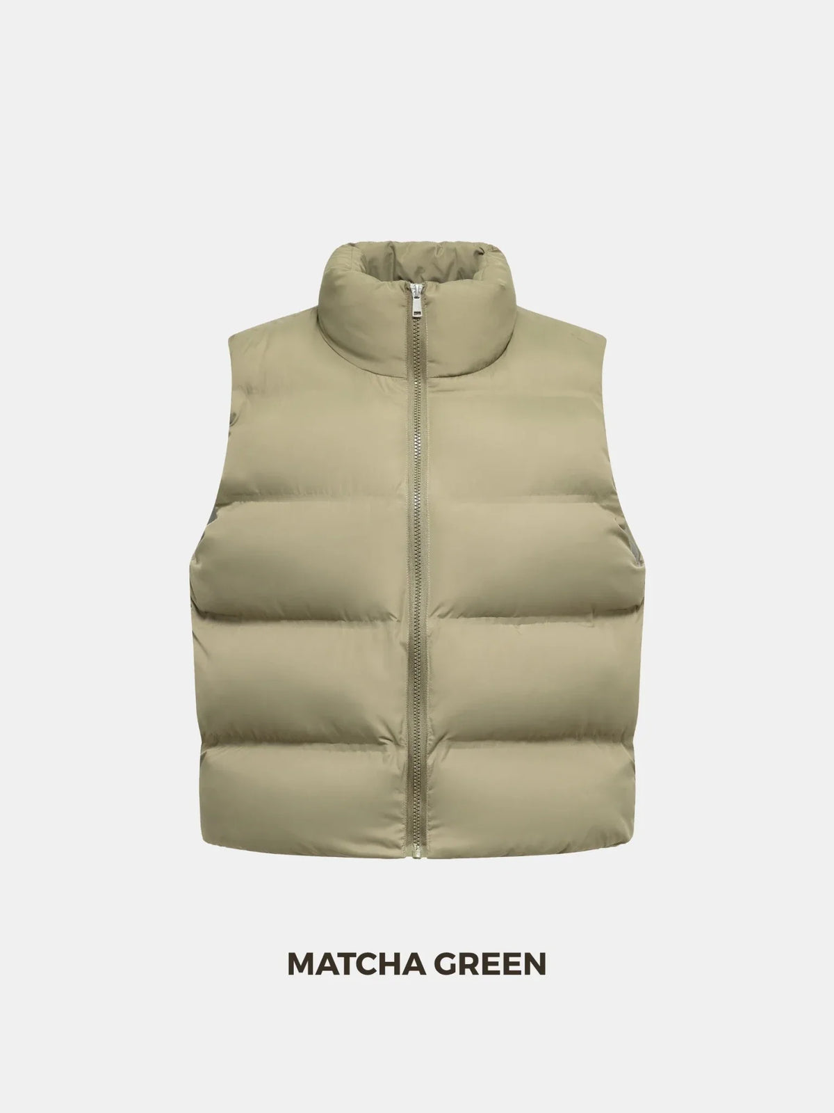 PUFFLT Taped Seams Funnel Neck Puffer Gilet